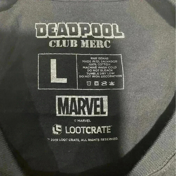 Marvel Deadpool Longsleeve Tee Shirt - Picture 5 of 5